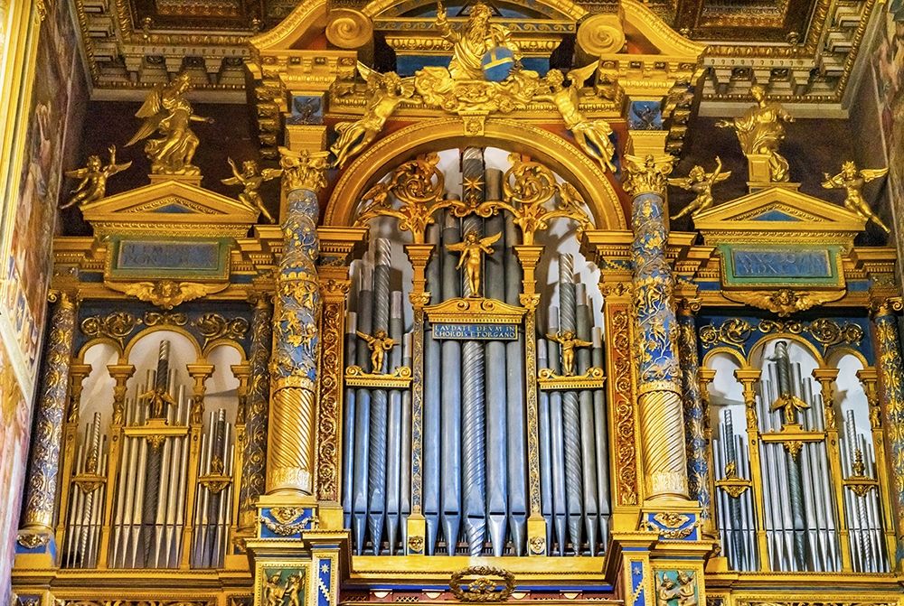 Golden Organ Basilica di San Giovanni in Laterano-Rome-Italy Built 324 by Emperor Constantine